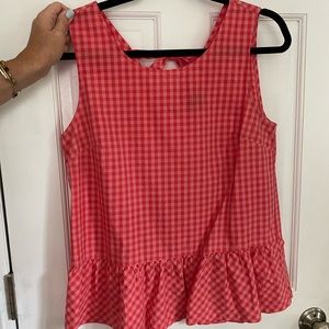 JCREW peplum tank